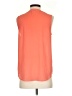 Charming Charlie 100% Polyester Orange Sleeveless Blouse Size S - photo 2