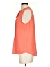 Charming Charlie 100% Polyester Orange Sleeveless Blouse Size S - photo 5