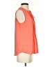 Charming Charlie 100% Polyester Orange Sleeveless Blouse Size S - photo 4