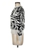 Industry Animal Print Silver Pullover Sweater Size M - photo 5