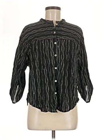 Fabindia 3/4 Sleeve Button-Down Shirt (view 1)