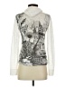 Final Touch 100% Polyester Graphic Silver Sweatshirt Size S - photo 2