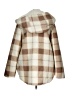Unbranded Plaid Ivory Coat Size L (estimated) - photo 2