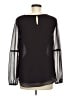 Apt. 9 100% Polyester Black Long Sleeve Blouse Size M - photo 2