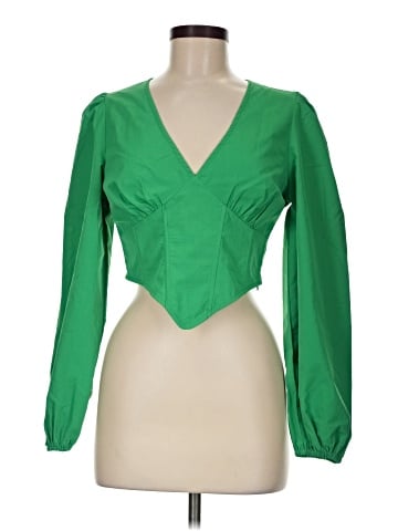 Boohoo Long Sleeve Blouse (view 1)