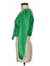 Boohoo 100% Polyester Green Long Sleeve Blouse Size 6 - photo 5