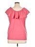 Style&Co Pink Short Sleeve Blouse Size XL - photo 2