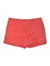 Ann Taylor LOFT 100% Cotton Solid Red Shorts Size 4 - photo 1