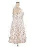 Hutch 100% Polyester Hearts Ivory Casual Dress Size 18 - photo 4