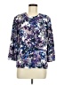 GNW 100% Polyester Purple 3/4 Sleeve Blouse Size M - photo 1