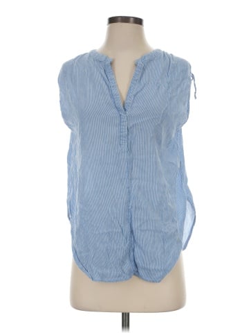 Gap Body Sleeveless Button-Down Shirt (view 1)