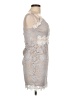 Windsor Silver Gray Cocktail Dress Size L - photo 4