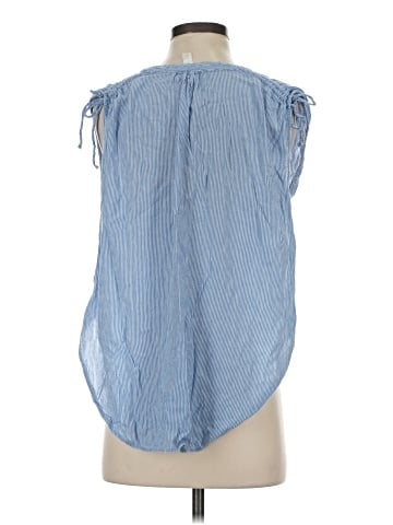 Gap Body Sleeveless Button-Down Shirt (view 2)