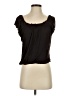 Bordeaux 100% Modal Black Short Sleeve Top Size XS - photo 1