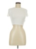 Zara Ivory Short Sleeve Turtleneck Size M - photo 1