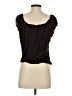 Bordeaux 100% Modal Black Short Sleeve Top Size XS - photo 2