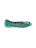 REPORT Teal Green Flats Size 6 - photo 1