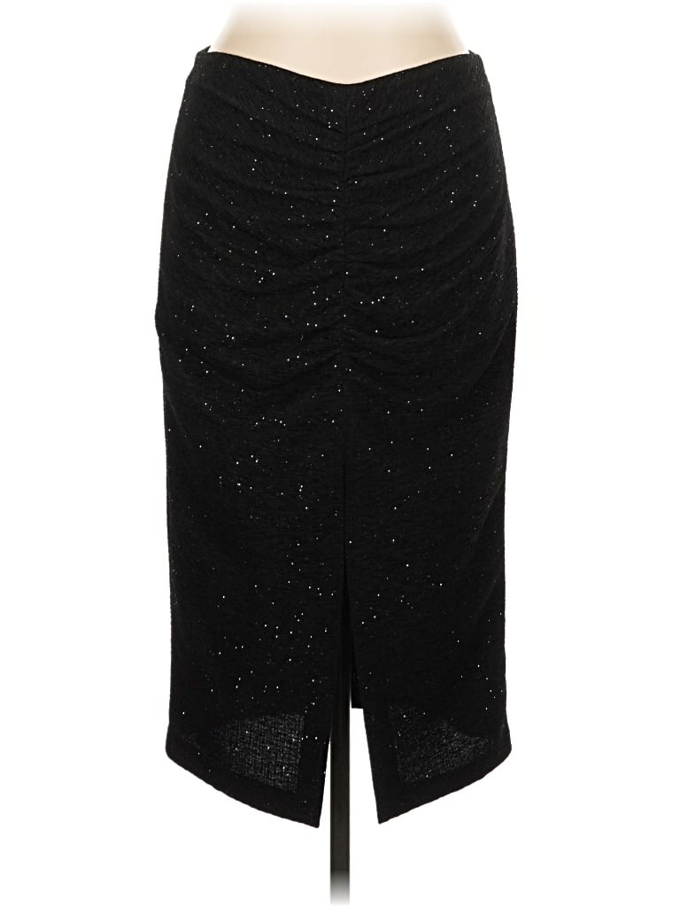 Pre-owned Zara Basic Formal Skirt In Black
