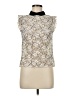 Unbranded Ivory Sleeveless Blouse Size 8 - photo 1