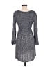 Old Navy Polka Dots Gray Casual Dress Size M - photo 2