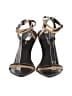 Rebecca Minkoff Gold Black Sandals Size 9 - photo 2