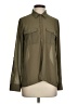 Hollister 100% Polyester Solid Green Long Sleeve Blouse Size S - photo 1