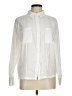 Roan + Ryan 100% Cotton Ivory Long Sleeve Button-Down Shirt Size M - photo 1