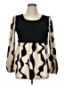 Shein Black Long Sleeve Blouse Size XL - photo 1