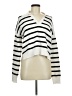Nicole Miller New York Stripes White Pullover Sweater Size M - photo 1