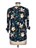 West K Blue 3/4 Sleeve Blouse Size L - photo 2