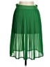 American Apparel 100% Polyester Solid Green Casual Skirt Size S - photo 1