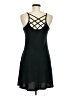 Xhilaration Solid Black Casual Dress Size M - photo 2