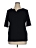 Karen Scott Black 3/4 Sleeve Top Size XL - photo 1