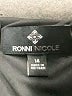 Ronni Nicole Black Cocktail Dress Size 14 - photo 7