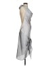 Baobab Collection 100% Polyester Solid Silver Cocktail Dress Size S - photo 4