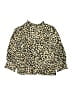 Scoop 100% Polyester Animal Print Gold Long Sleeve Blouse Size L (kids) - photo 2
