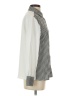 Shein 100% Polyester Houndstooth Ivory Long Sleeve Blouse Size 2 - photo 4