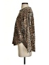 NSF 100% Cotton Animal Print Brown Pullover Sweater Size S - photo 5