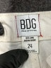 BDG 100% Cotton Ivory Denim Shorts Size 24 waist - photo 3