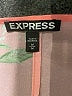 Express 100% Polyester Tropical Orange Casual Dress Size M - photo 6