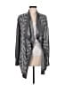 Candie's Chevron-herringbone Gray Cardigan Size L - photo 1