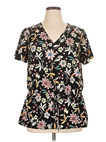 Pleione Short Sleeve Blouse (view 1)