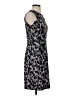 Ann Taylor LOFT Animal Print Black Cocktail Dress Size 4 - photo 4