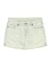 Uniqlo Green Denim Shorts Size 26 waist - photo 1