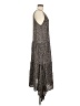 Final Touch 100% Rayon Animal Print Gray Casual Dress Size M - photo 4