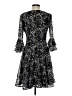 Julian Taylor 100% Polyester Paisley Black Cocktail Dress Size 8 - photo 2