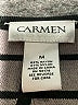 Carmen Carmen Marc Valvo Checkered-gingham Black Pullover Sweater Size M - photo 7
