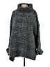 Sunday in Brooklyn 100% Polyester Tweed Gray Turtleneck Sweater Size XS - photo 1