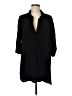 Ekouaer Black 3/4 Sleeve Button-Down Shirt Size M - photo 1