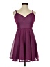 Lulus 100% Polyester Hearts Purple Cocktail Dress Size S - photo 1
